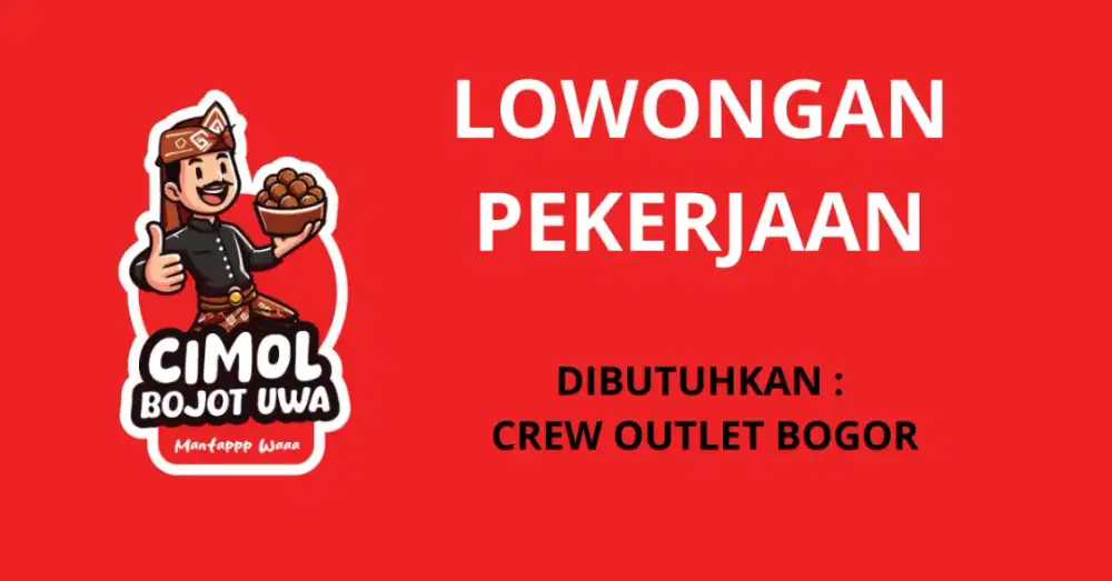 dibutuhkan : crew outlet