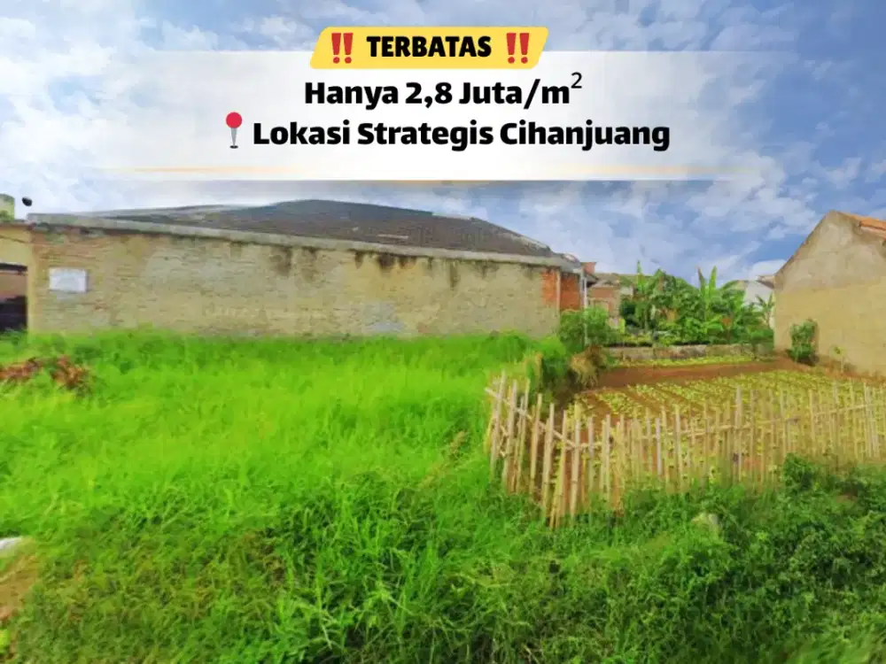 Harga Menarik! Tanah SHM 153 m² Siap Konstruksi