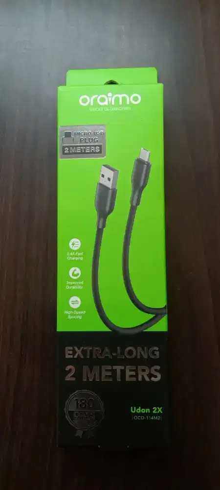 ORAIMO OCD-114M2 Udon 2X Data Cable USB-A To Micro