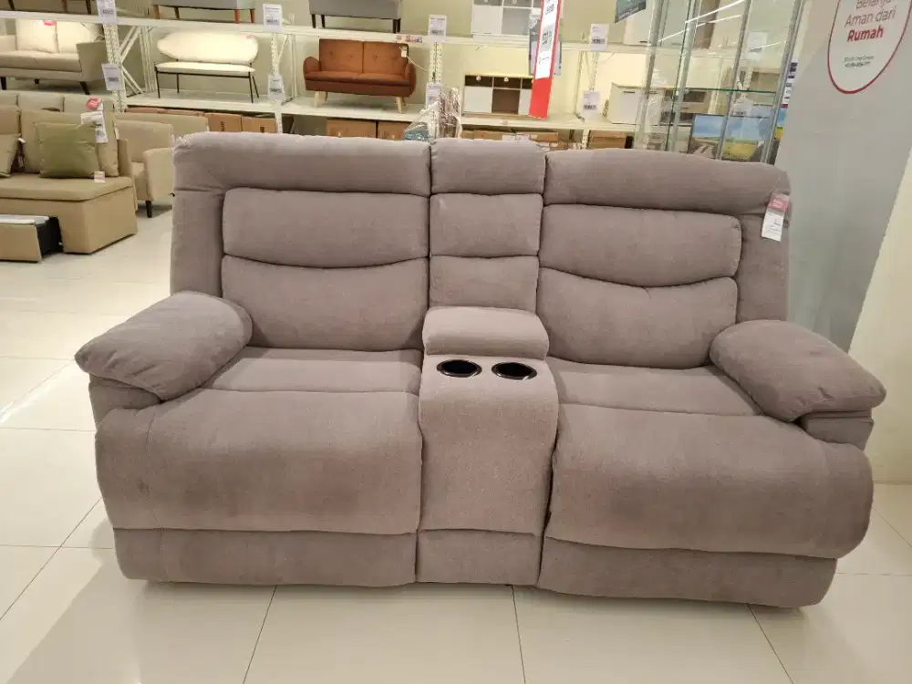 Sofa Recliner Mewah 2 Seat