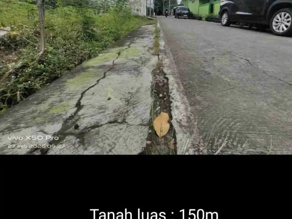 Dijual pekarangan 150m di gedongan colomadu kra