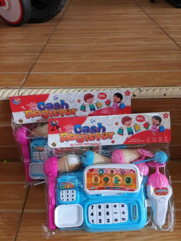 mainan anak set cash register