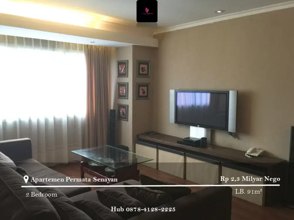 Dijual dan Disewakan Apartement Permata Senayan 2BR Furnished