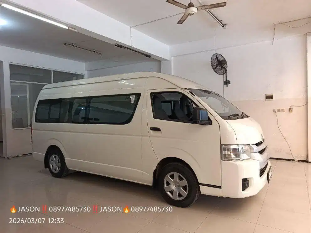 HIACE COMMUTER 3.0 MANUAL DIESEL 2024‼️ KM 19 RIBU, 16 SEATER