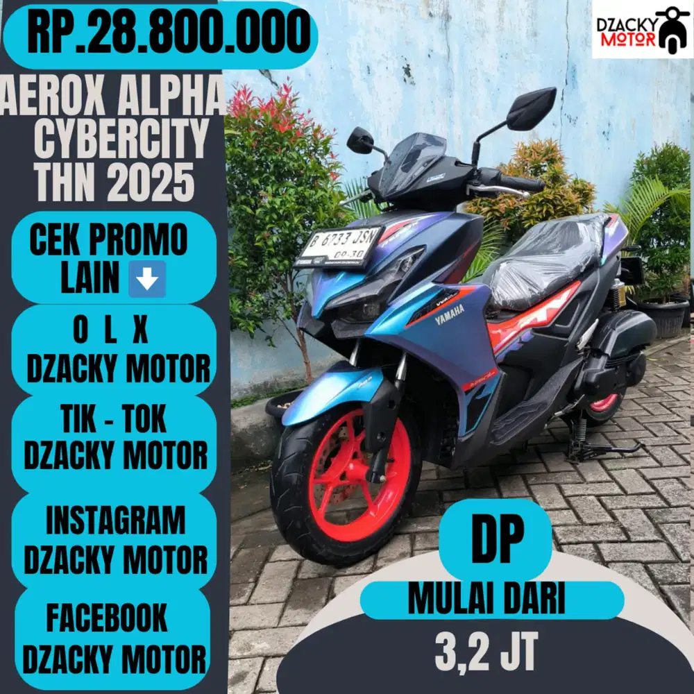 AEROX ALPHA CYBERCITY THN 2025 SECOND LIKE NEW