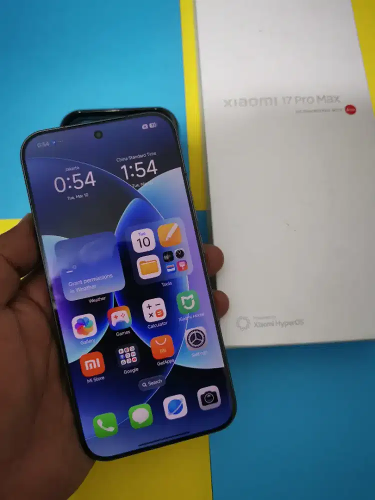 Xiaomi Mi 17 Pro Max 
Ram 12+6/512GB