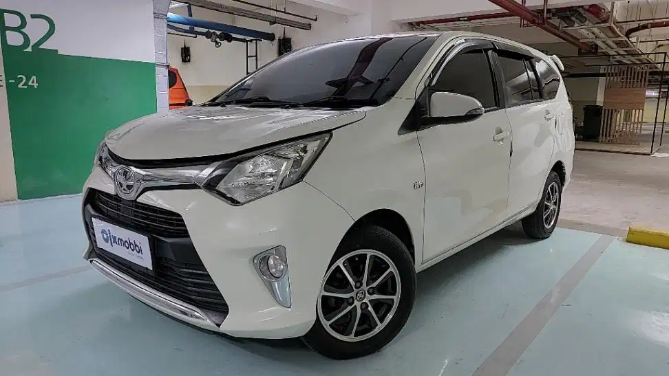 DP MURAH Toyota Calya 1.2 G Bensin-AT 2018 Putih CYBSD