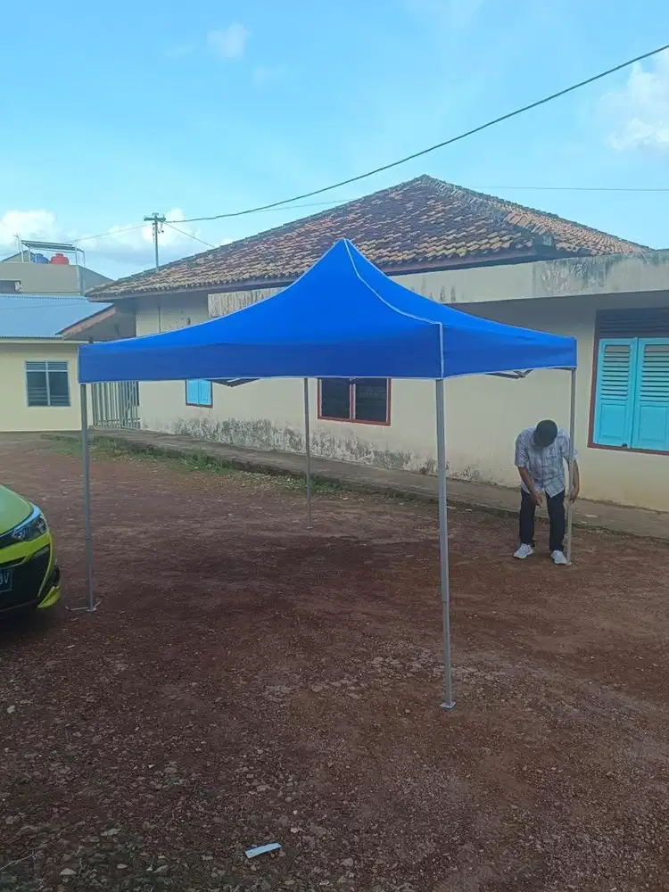 Tenda lipat jualan 3x3 meter harga murah . Ready stok Palembang