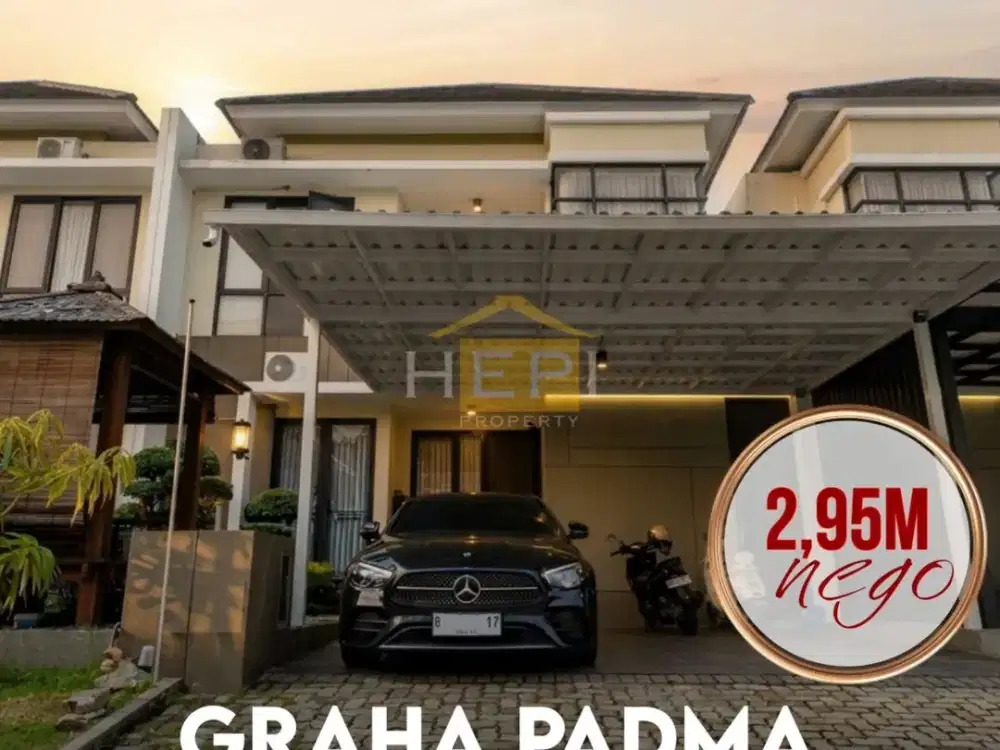 Dijual Rumah 2 Lantai Full Furnished Mewah di Graha Padma Semarang