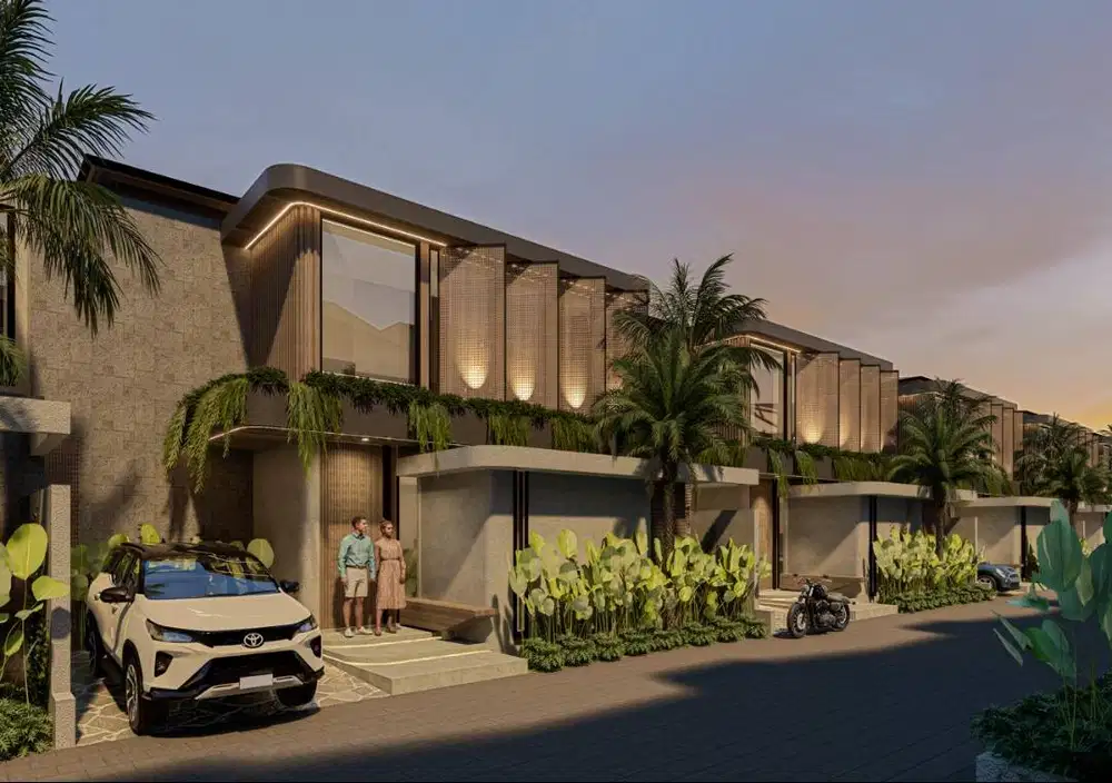 Dijual Villa Tropical Luxury View Ocean Sunset City GWK Hillside Bali