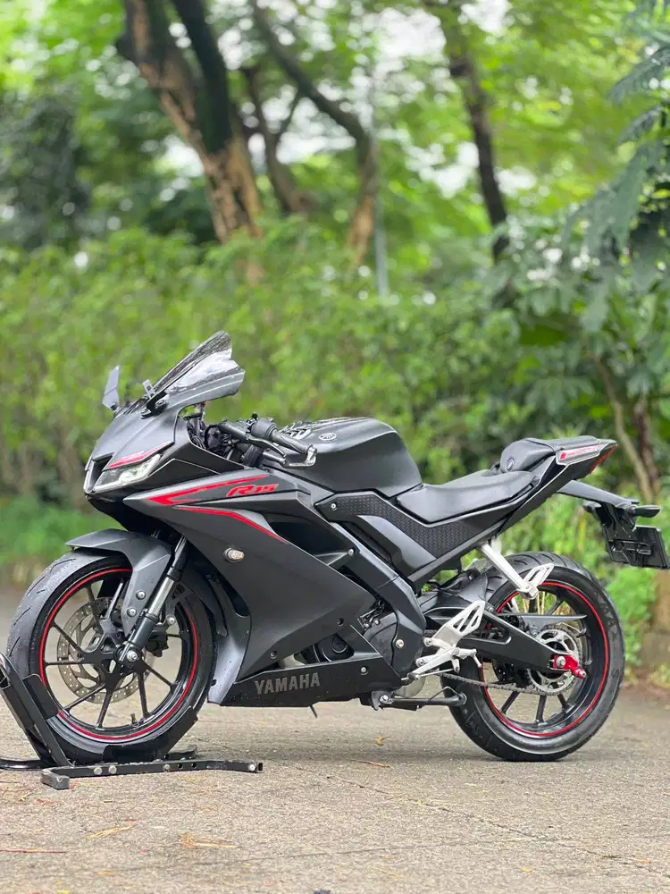 YAMAHA R15 V3 2018 HITAM KM LOW PAJAK PANJANG NO MINUS