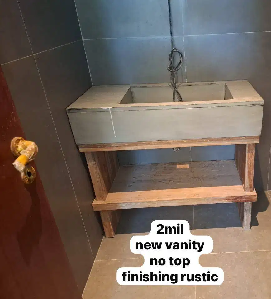 VANITY ON SALE - RUSTIC