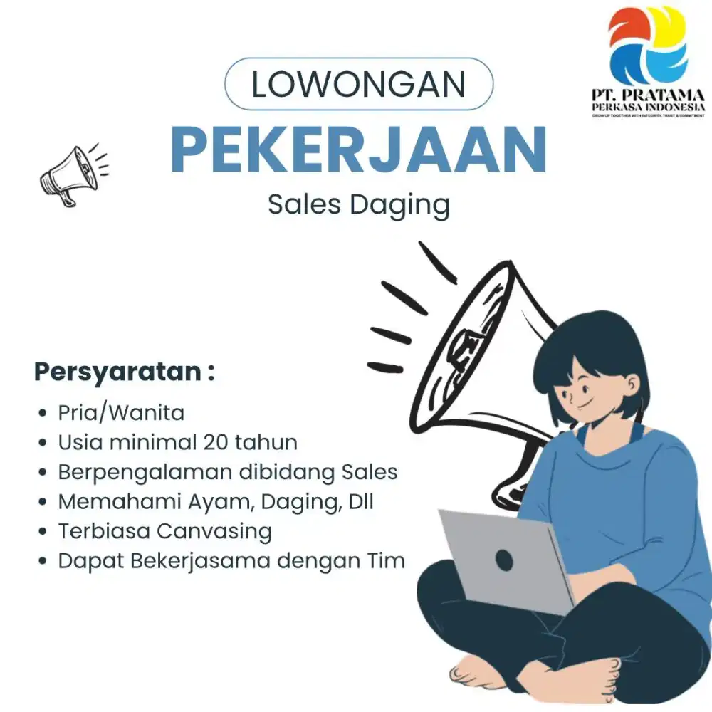 LOWONGAN SALES DAGING & AYAM KARKAS
