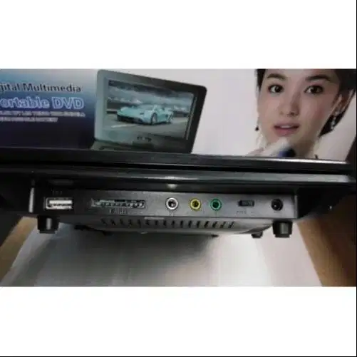 DVD Player Portable TV Lipat E-Smile Portabel VCD CD MP3 MP4 7 inch