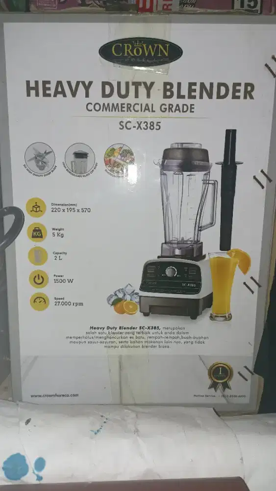 Blender Cafe Crown Heavy Duty SC-X385