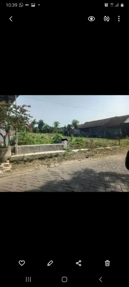 Tanah kavling shm di perkampungan