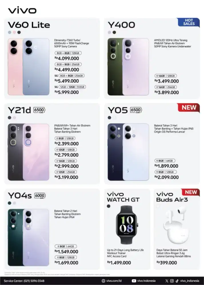 PROMO NEW ALL TIPE HP VIVO FREE HADIAH LANGSUNG