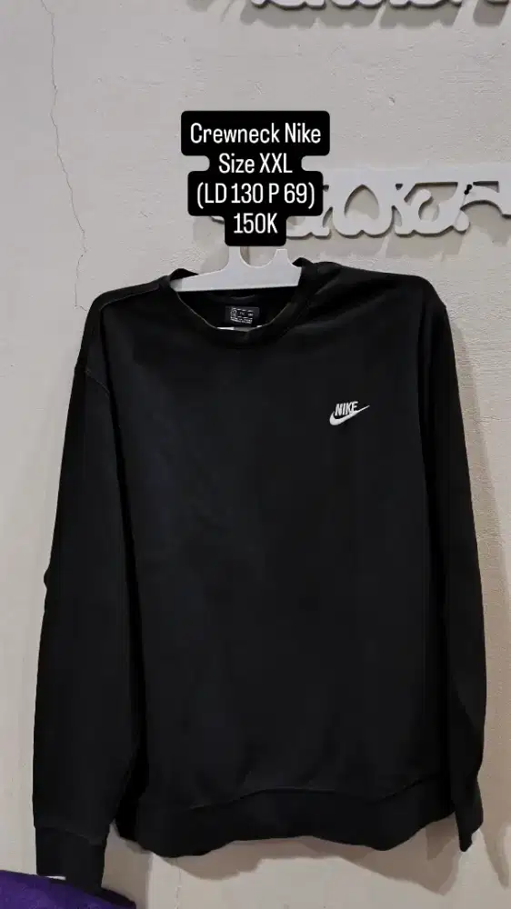 PRELOVED SWEATER CREWNECK NIKE & POLHAM ORIGINAL