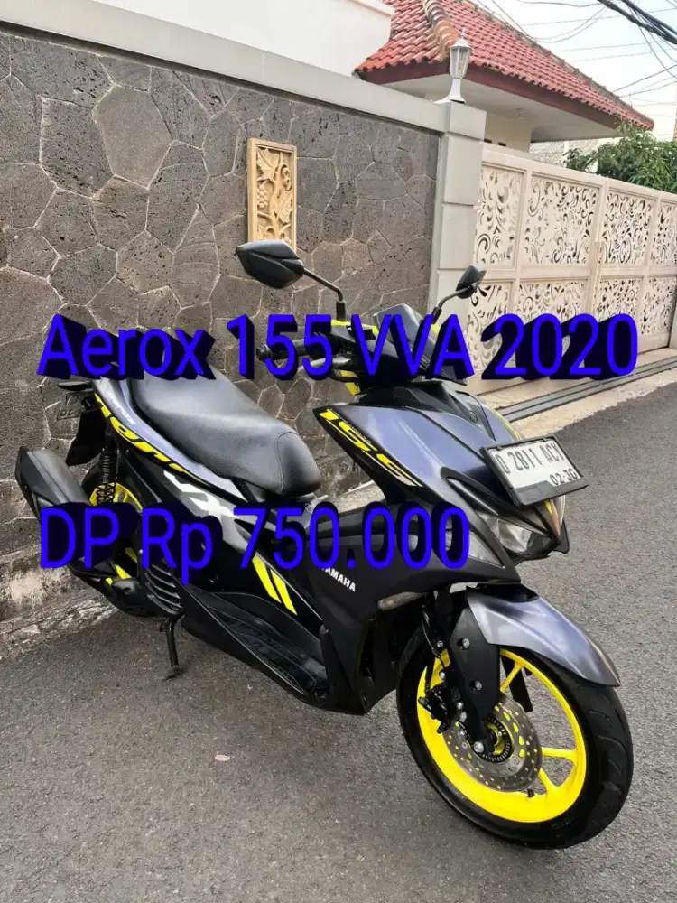 Aerox 155 2020. Pajak Panjang. Standar. Mulus. Original.Cash/Kredit/TT
