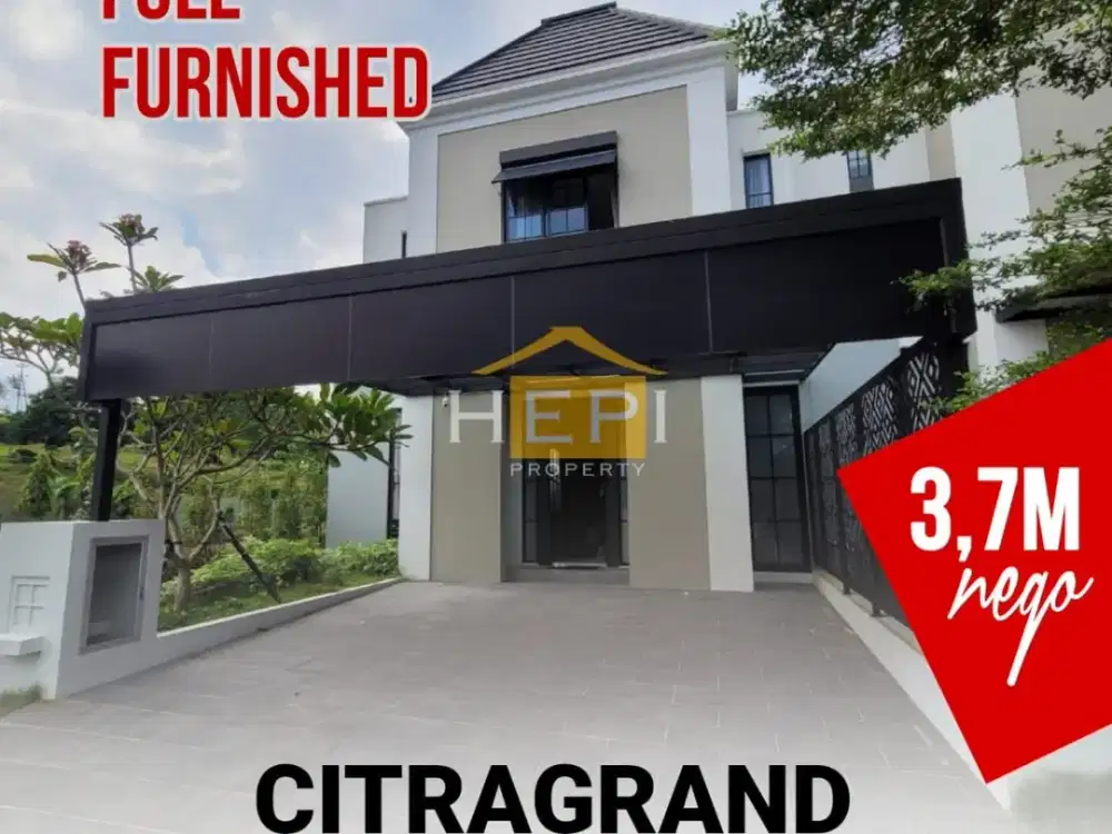 Dijual Rumah Mewah Full Furnished di Citragrand Semarang