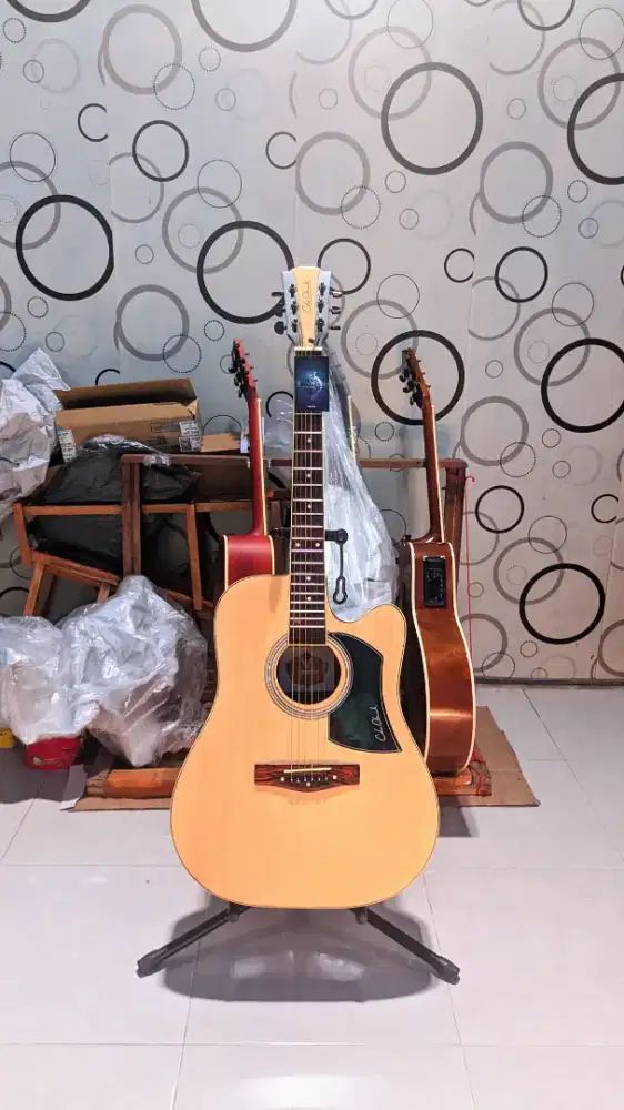 Gitar Akustik Clok Clark Premium Baru