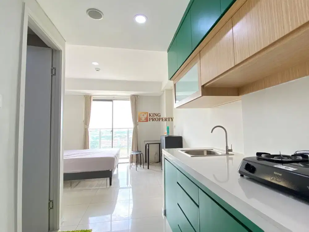 Super Cozy! Disewa Murah Studio Furnished Minimalis Siap Huni Apartemen Daan Mogot City, View Kota Jakarta