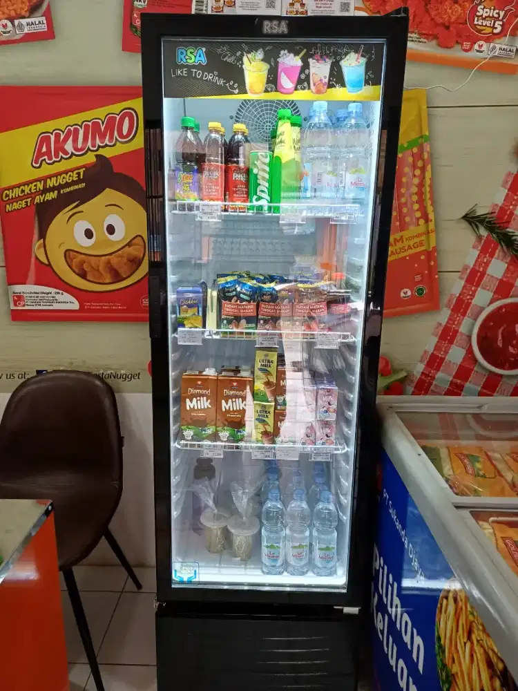 KULKAS SHOWCASE RSA 4 RAK