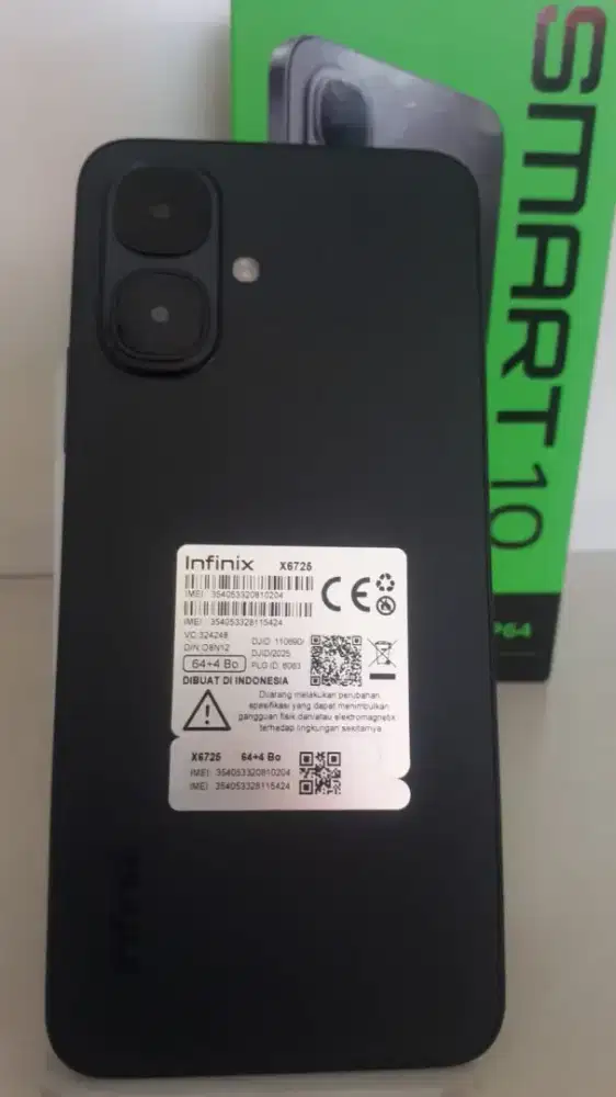 Jual infinix smart 10 Like New 4+4/64