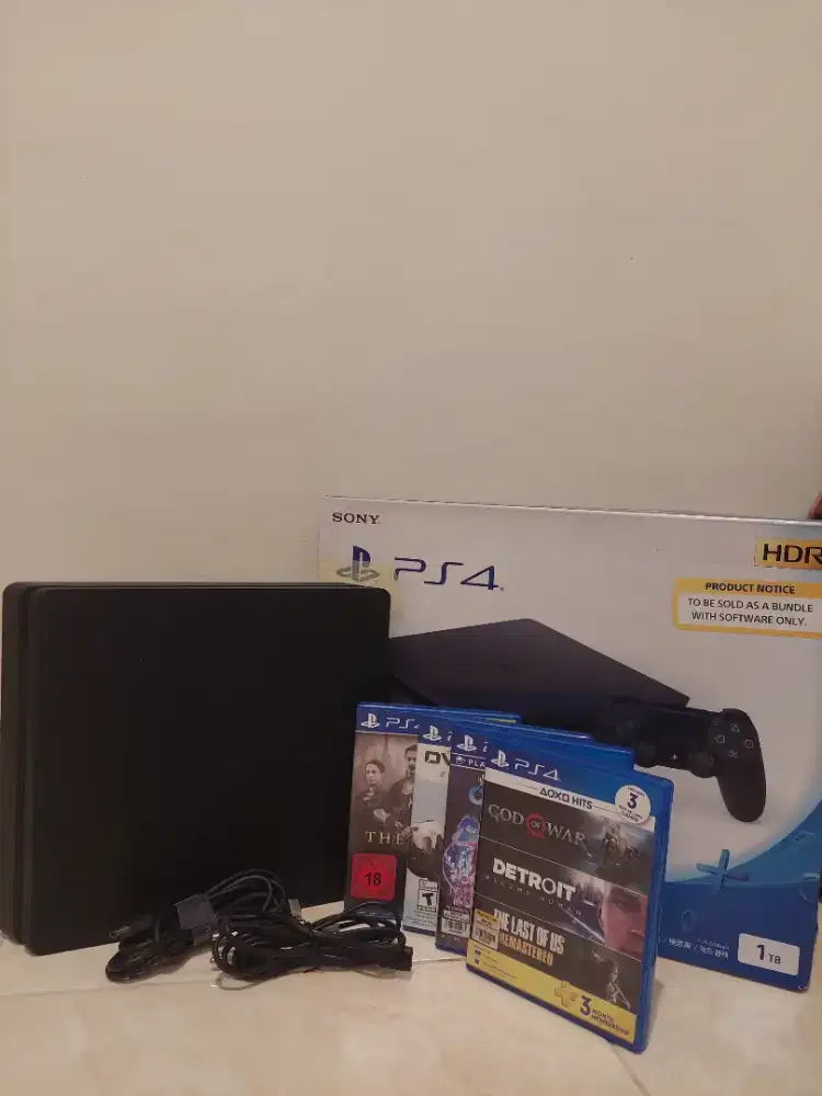 JUAL PLAYSTATION 4 SLIM 1 TB (NO STICK / TANPA STICK)