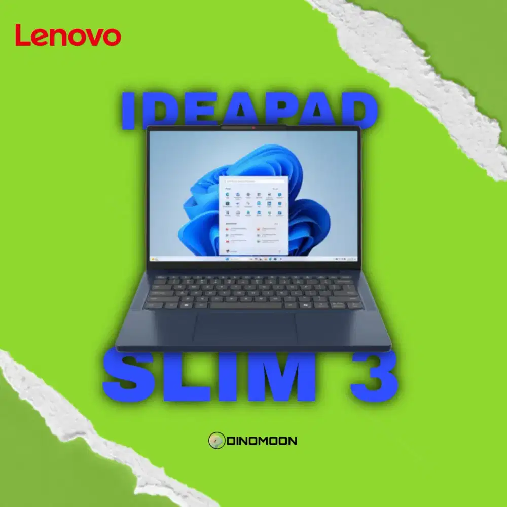 LENOVO IDEAPAD SLIM 3, i7 Gen 13H, Ram 16GB, SSD 512GB, Second Mulus
