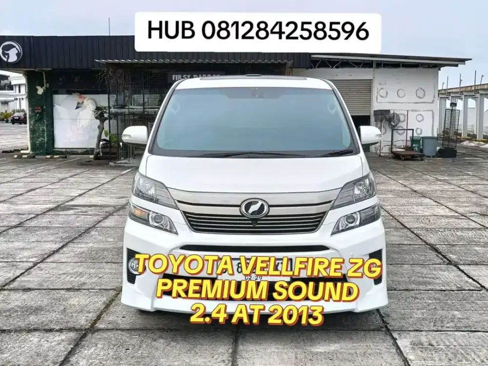 TOYOTA VELLFIRE ZG PREMIUM SOUND 2.5l4 AT 2013/KM105/PJK 2-207