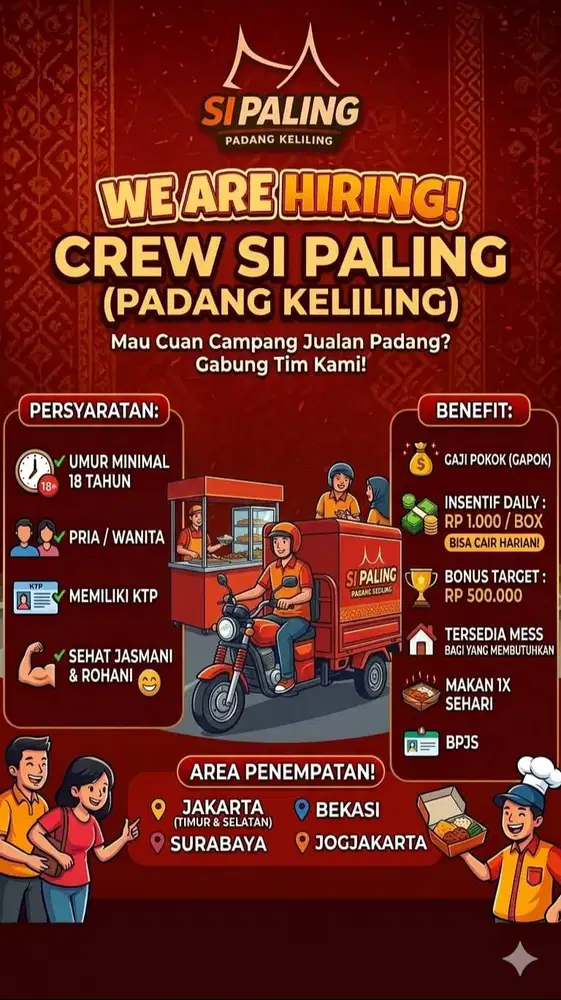 LOWONGAN KERJA – (SI PALING) PADANG KELILING
