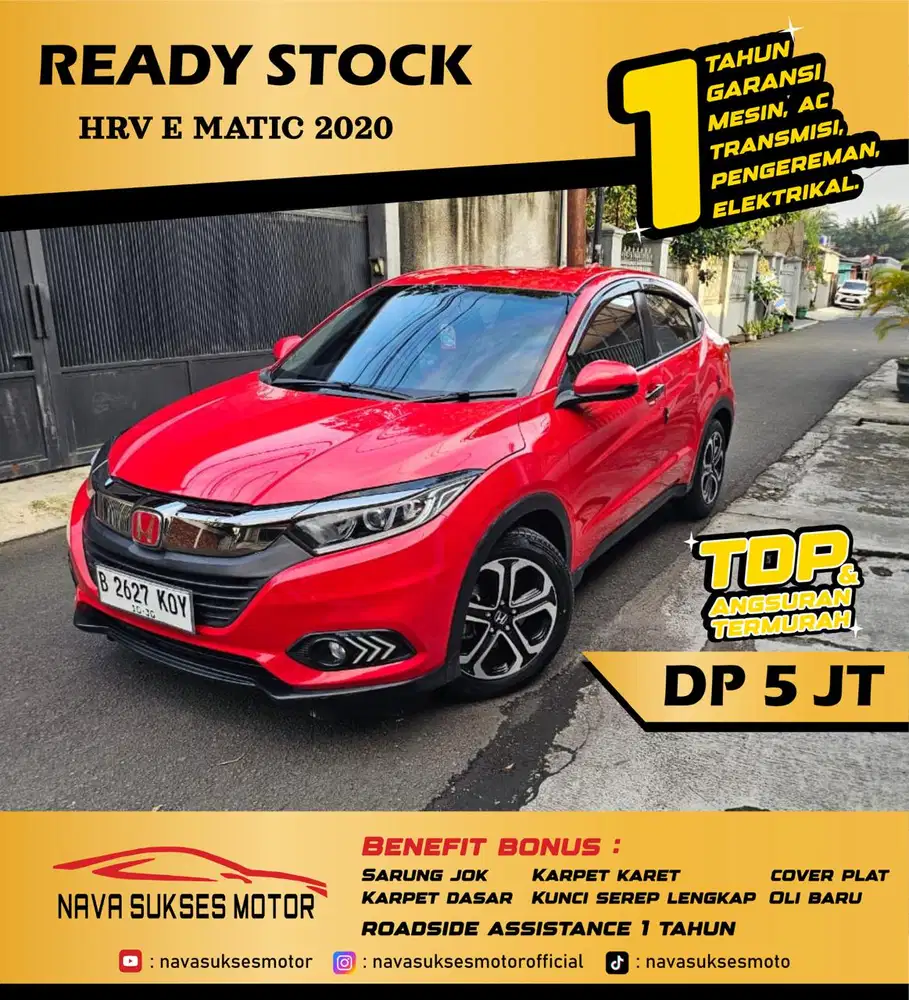 TDP 5 JUTA - HRV E CVT 2020