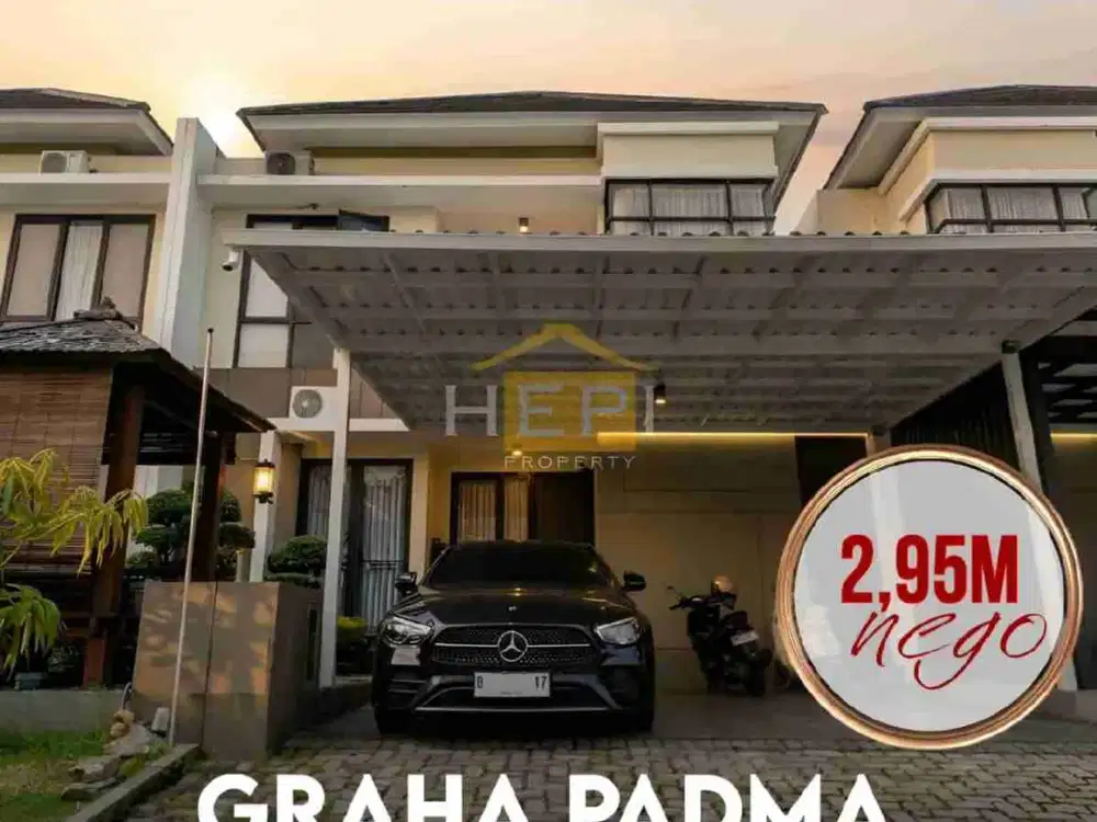 Rumah Mewah 2 Lantai Minimalis Modern di Graha Padma Semarang Dijual Semi Furnish