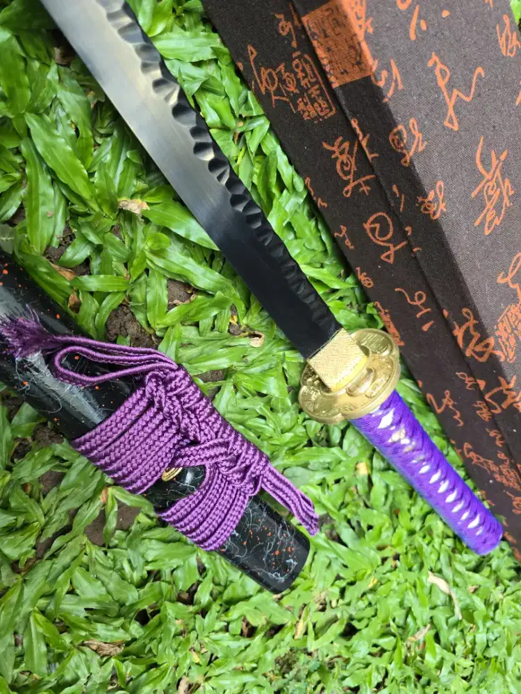 PEDANG SAMURAI KATANA BLACK BLADE KIROI HI NO SENKO