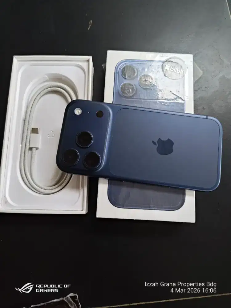 IPHONE 17 PRO 12/256 GARANSI OKT 26 BU#CEPAT