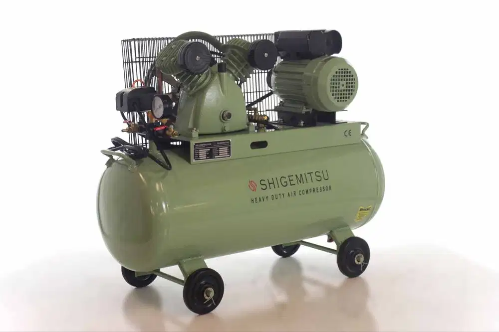 Kompresor Angin merk Shigemitsu 5.5hp heavy duty air compressor 12 Bar