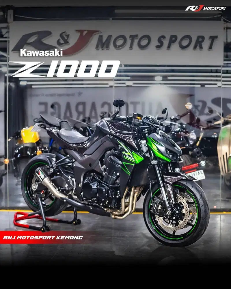 Kawasaki Z1000 Z 1000 Sugomi Nik 2023 KM 5000an Knalpot Austin Racing