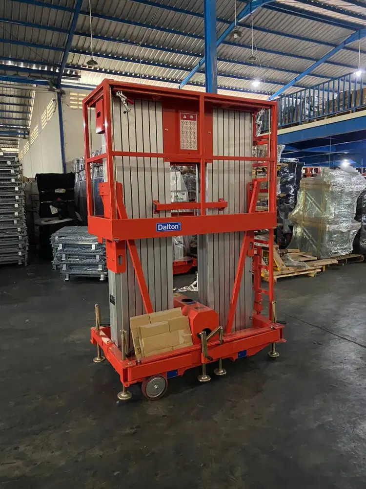 Dalton Aerial Work Platform GTWY Tangga Hidrolik Double Mast Aluminium