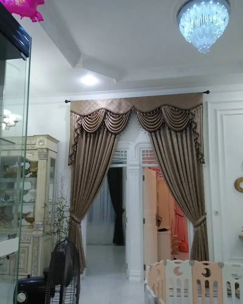 Termewah Tirai Gorden Jendela Gordyn Mewah Hordeng Model Terbaru Murah