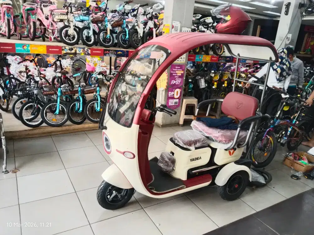 Sepeda Listrik Yadea, Cicilan bisa tanpa DP, Syarat Cukup KTP