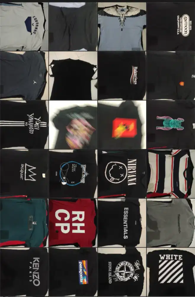 Kaos borongan Size L to XL