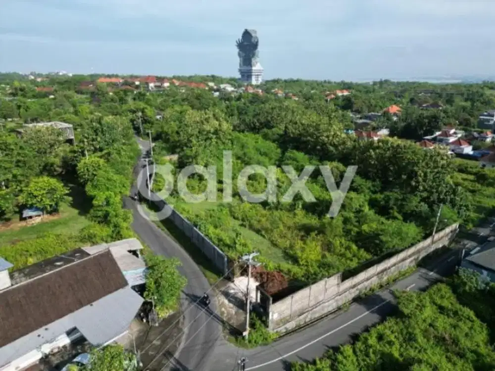 TANAH STRATEGIS PINGGIR JALAN BESAR DI MERAK UNGASAN BADUNG, BALI