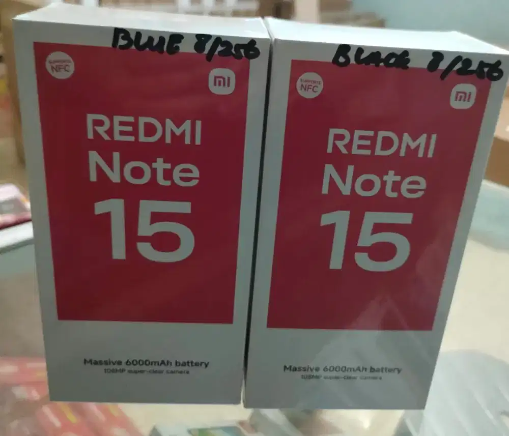 New Xiaomi Note 15 4G Ram 8/256 Garansi Resmi 1 Tahun