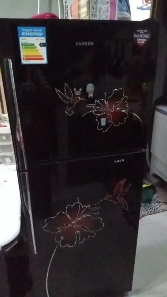 Kulkas Sanken 2 Pintu Mulus Siap Pakai