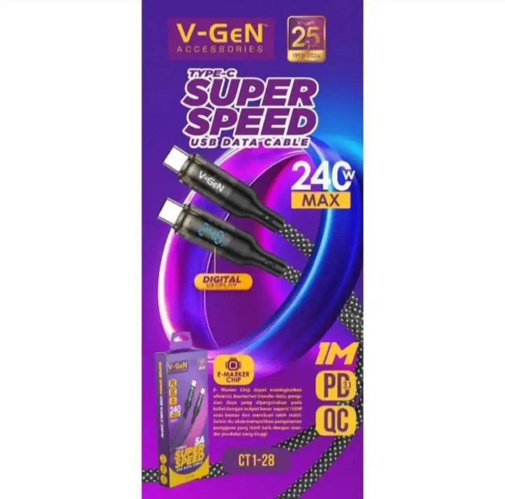 V-Gen KABEL DATA CT1-28