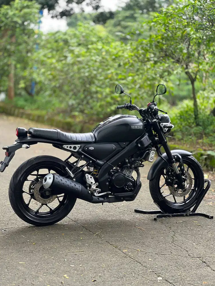 ANTIK! YAMAHA XSR 155 2022 BLACK KM RENDAH PAJAK PANJANG NO MINUS