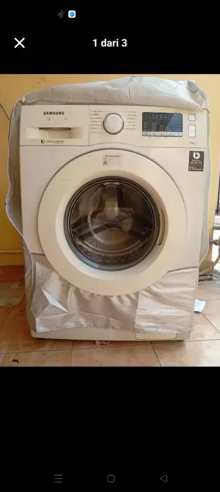 Mesin cuci front loading samsung