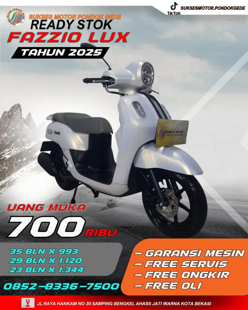 DP 700 RIBU YAMAHA FAZZIO LUX TAHUN 2025 FREE ONGKIR