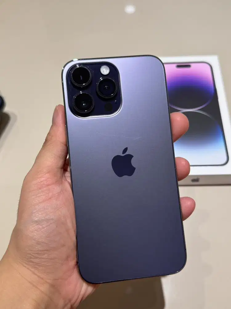 Iphone 14 Pro max 1 TB deep purple resmi fullset full original